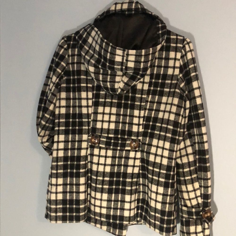 Pink Envelope Med Button Up Jacket w/Hood - Picture 6 of 6